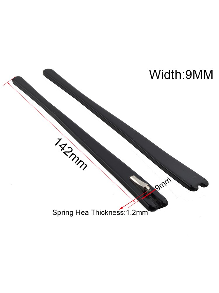 20 stücke (10Paare) Schwarz Gläser Acetat Brillen Tempel Bein Spitze Optische Rahmen Brillen Reparatur Teile: Breite 9mm