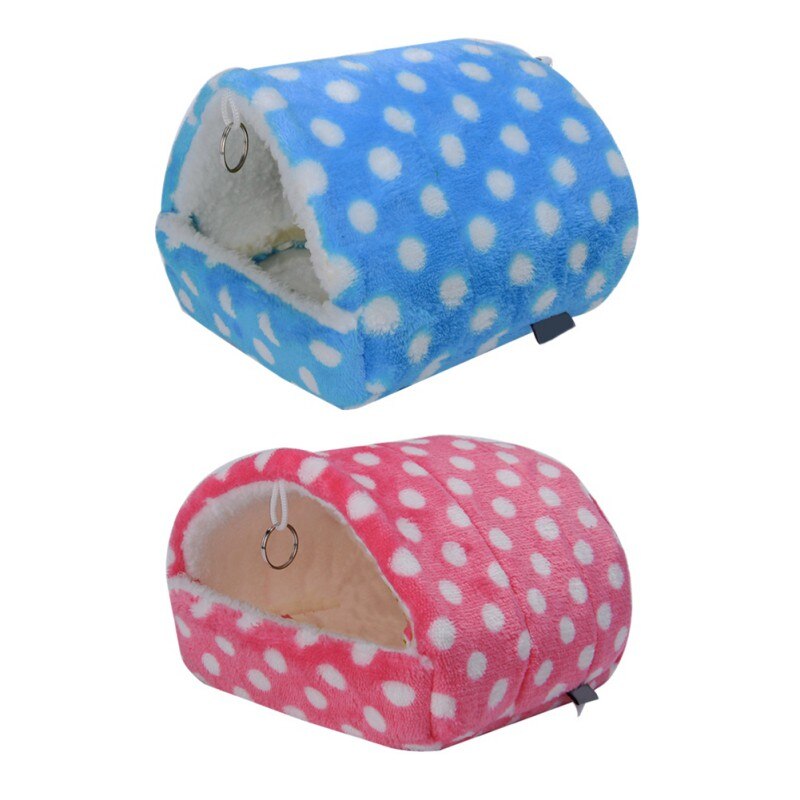 Peluche suave cobaya casa jaula de cama para hámster Mini Animal rata nido cama Casa de hámster pequeños productos para mascotas