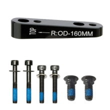 1pc Bicycle Flat Mount Disc Brake Adapter Front 140mm 160mm FM Calliper For-SHIMANO Aluminum Alloy Cycling Accessories Parts