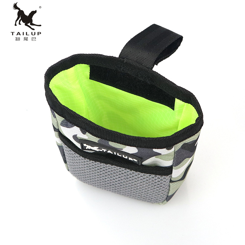 TAILUP Portable Dog Training Pouch Pet Treat Bag Feed Storage Pocket Pouch Snack Reward Waist Bag for Outdoor Travel