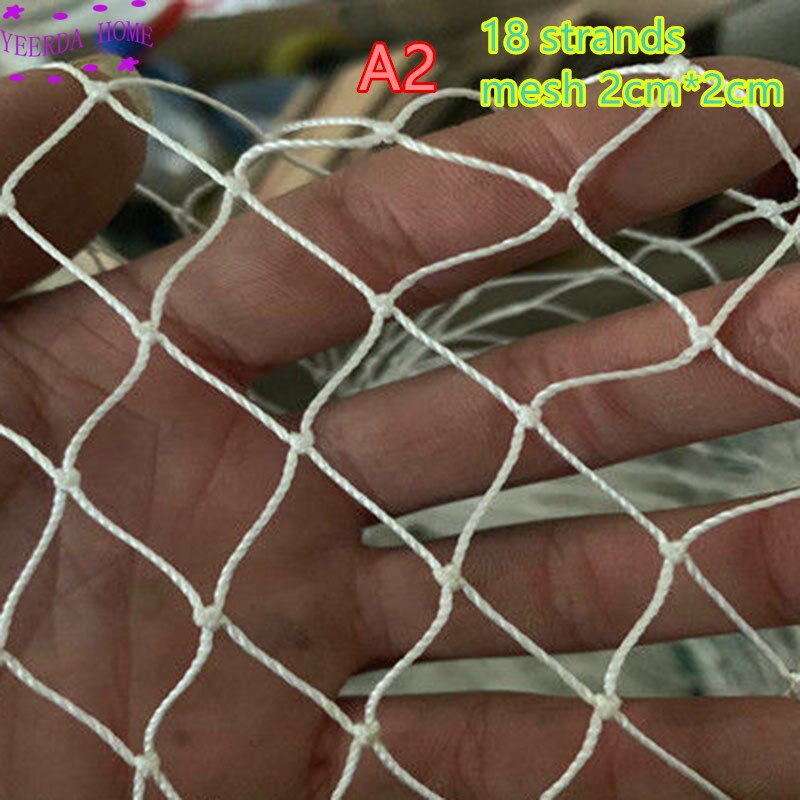 Semi-finished fishing net stake net Breeding nets Crop protection net Balcony isolation Multifunction nylon network hand net
