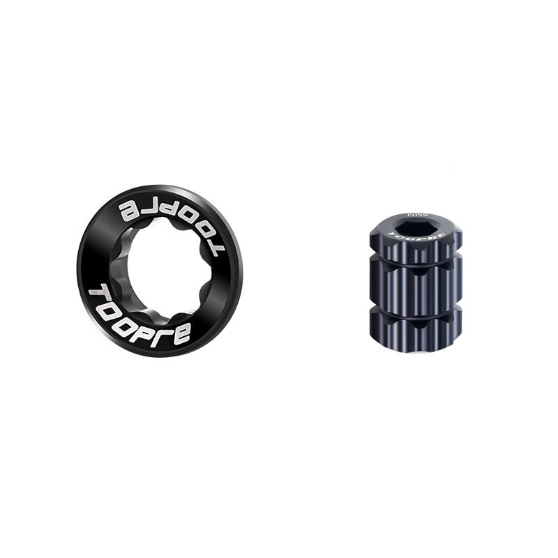 TOOPRE-tornillo de aleación de aluminio para bicicleta de montaña, rueda de cadena integrada Torx, cubierta de manivela EIEIO M20, perno para XT/XTR/SLX/DEORE: M20 Black Black Tool