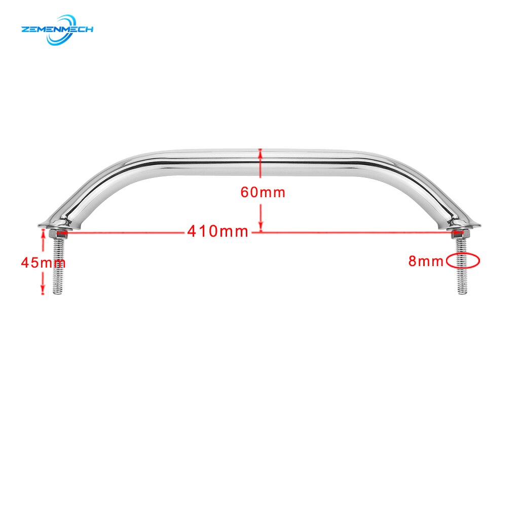 Marine Grade SS 316 Grab Handle With Bolt Door Handrail Grip Rail Boat Accessories Hatch Yacht Marine Bathroom Hardware Sailboat