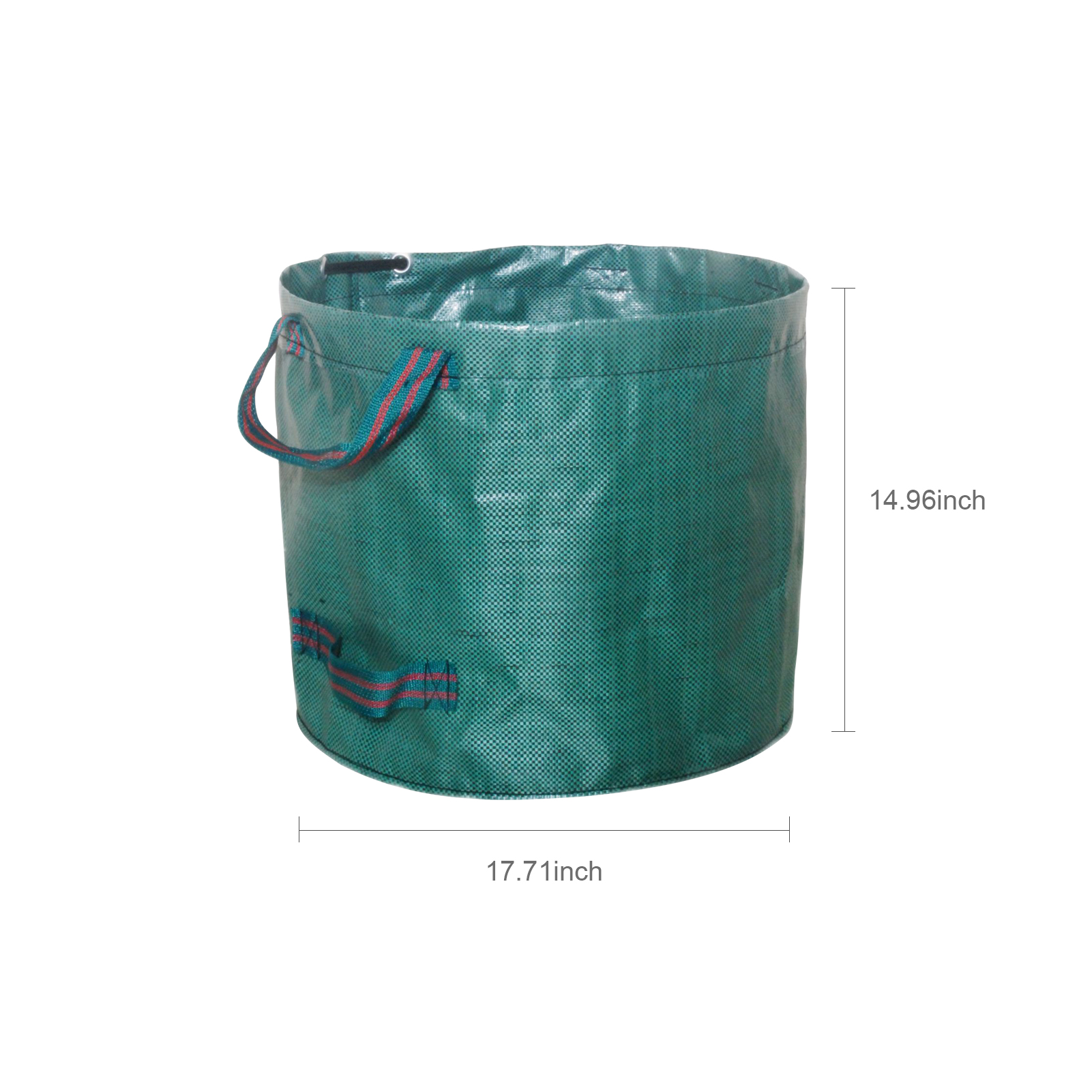 Sac de jardin réutilisable 60L/120L/300L, sac à feuilles, poubelle pliable de jardin, collecte des déchets, conteneur de stockage, bacs: 60L