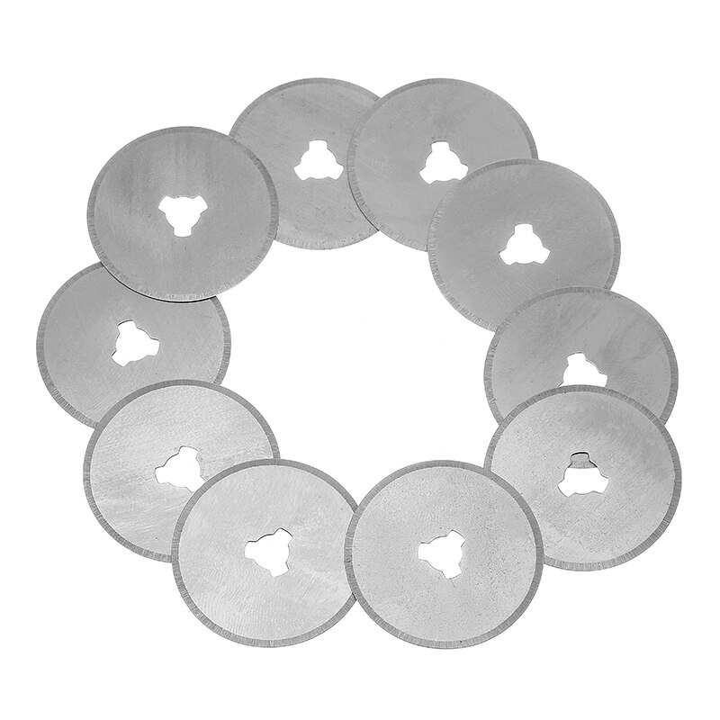 10pcs 28mm Circular Cutting Rotary Cutter Refill Blades Sewing Quilting Tool For Home Rotary Cutter Refill Craft Sewing Quilting