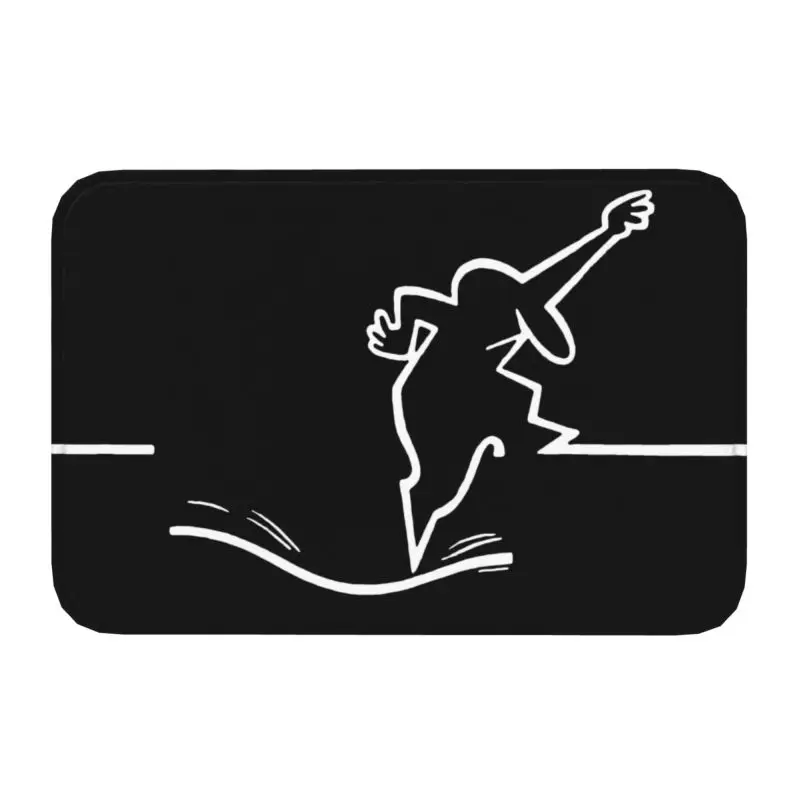 La Linea Golf Fuß matt Anti-Rutsch-Schlecht Küchen matt Wohnzimmer Boden tür Eingang Teppich Teppich: Marine Blau