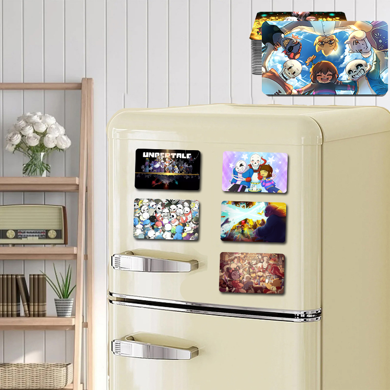 UNDERTALE Kühlschrankmagnet, Karikatur-Figuren-Magnet, geeignet für sterben Küche zu Hause, Kühlschrank, Zauberstab, Tür, Büro, DIY-Dekoration