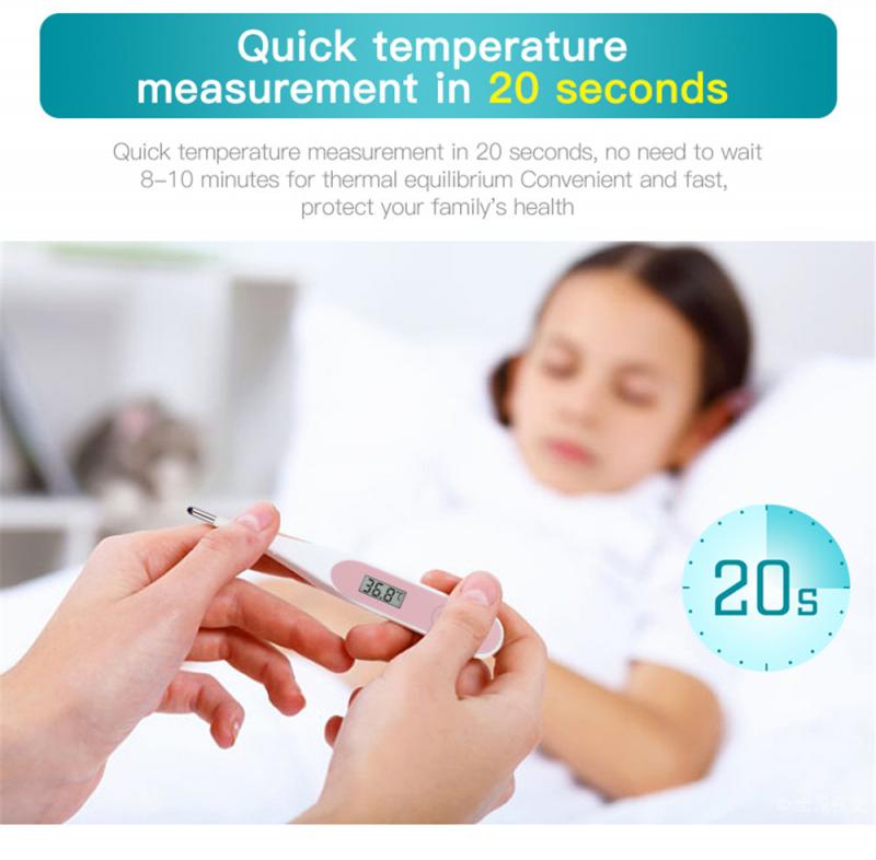 Termometro Digitale Baby Volwassen Elektronische Koorts Alarm Elektronische Thermometers Voor Baby Volwassen Onderarm Body Temperatuur Gereedschappen