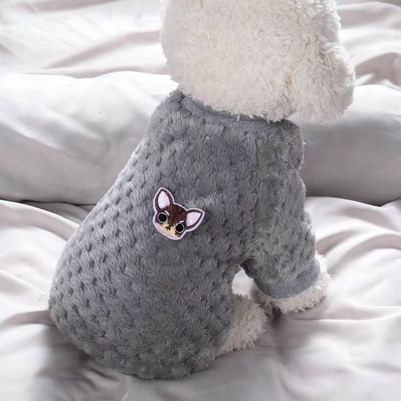 Kleine Hond Truien Gebreide Huisdier Kat Trui Warm Hond Sweatshirt Hond Winter Kleding Kitten Puppy Trui Klein, Lichtblauw