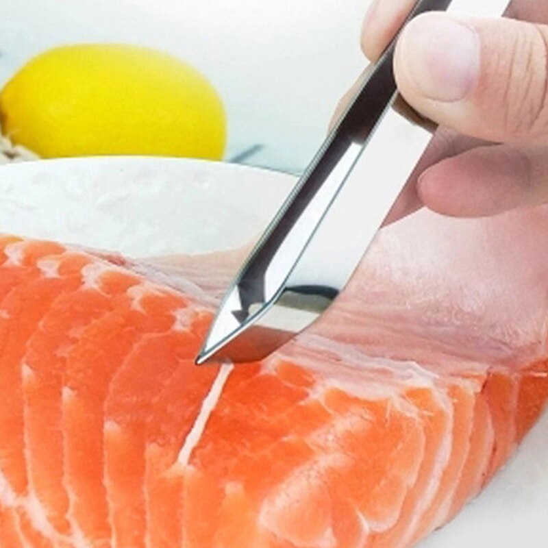 Kitchen Seafood Tool Stainless Steel Fish Bone Remover Pliers Pincer Puller Tweezer Tongs Pick-Up Utensils Tweezers for Fish