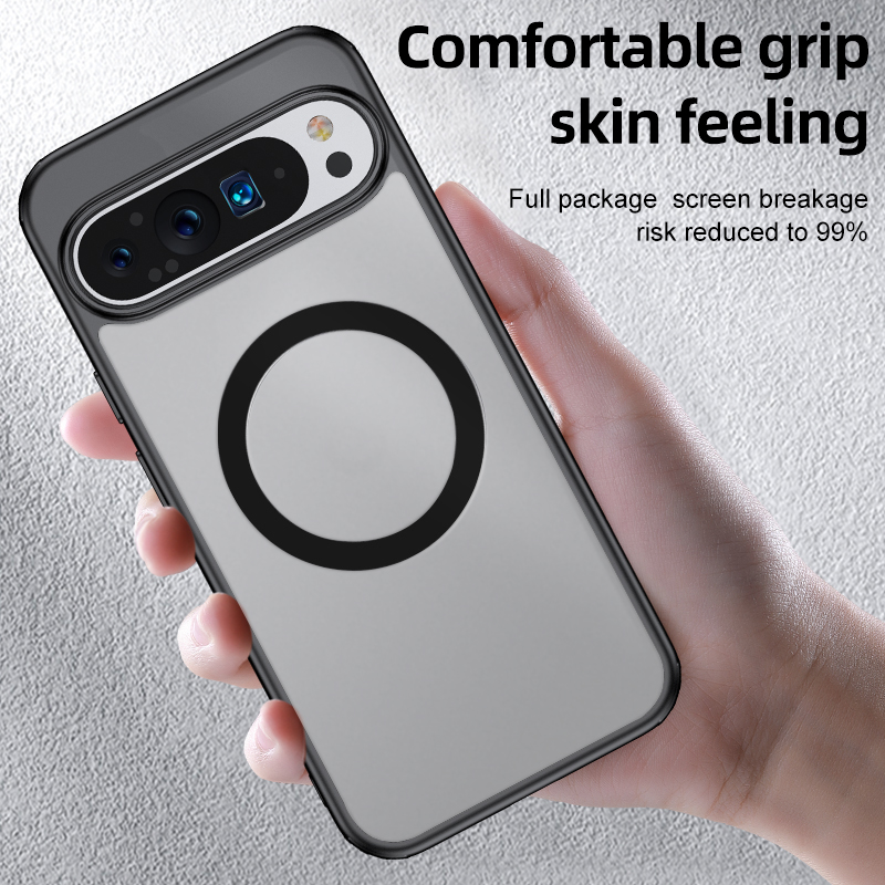 Airbags a prueba de golpes, funda de carga inalámbrica magnética para Google Pixel 9 Pro XL 8 7 Pro 8a 7a, funda protectora resistente