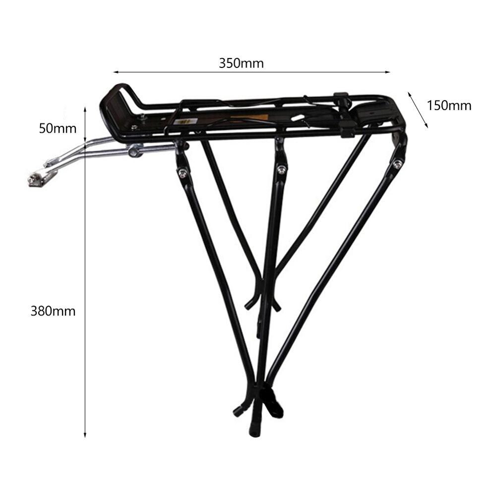 Bike Rack Bicycle Luggage Carrier Trunk Cargo Rear Rack Shelf Cycling Holder Stand Support Mount for 24 26 28 inch MTB Road Bike