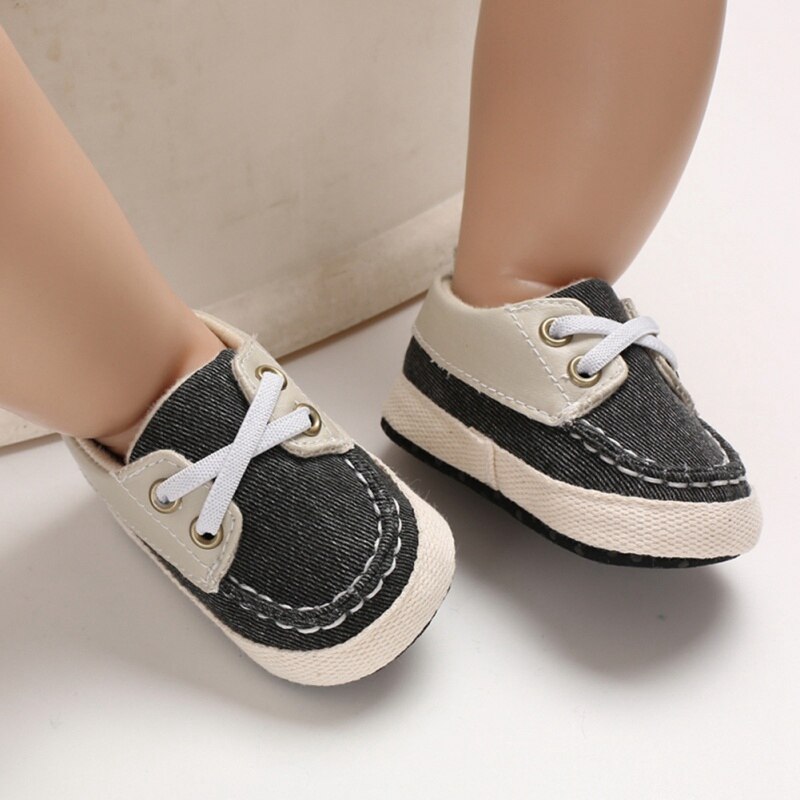Infant Kids Shoes Baby Boys Breathable Anti-Slip Shoes Sneakers Soft Soled Walking Shoes