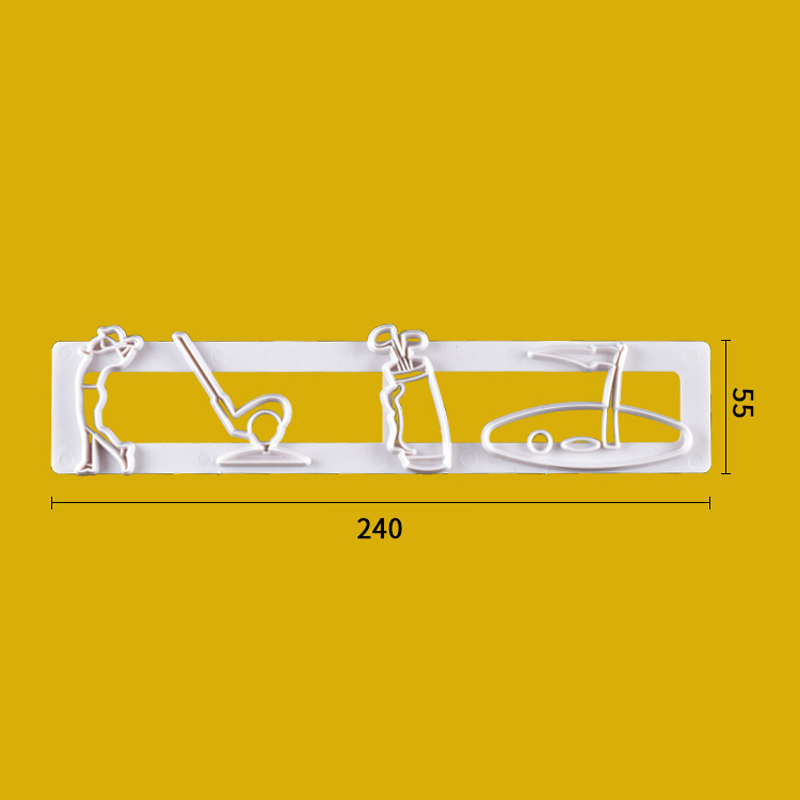 Narzędzia robić pieczenia ciasto piłka nożna Cookie herbatniki wytłaczania masy cukrowej glina drukowanie plastikowa forma: śliwka