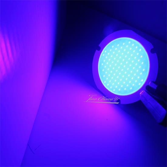 50 Mm Ronde 12V Rgb Led Cob Licht Chip On Board 50W DC12V Lamp Led Rood Grenn blauw Wit Voor Decor Verlichting: Blue