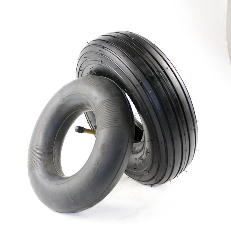 260x85 Tire and Inner Tube 3.00-4 (10&quot;x3&quot;, 260*85) for Knobby Scooter, ATV and Go Kart Tire and Tube Motor Tyre: 260x85 A