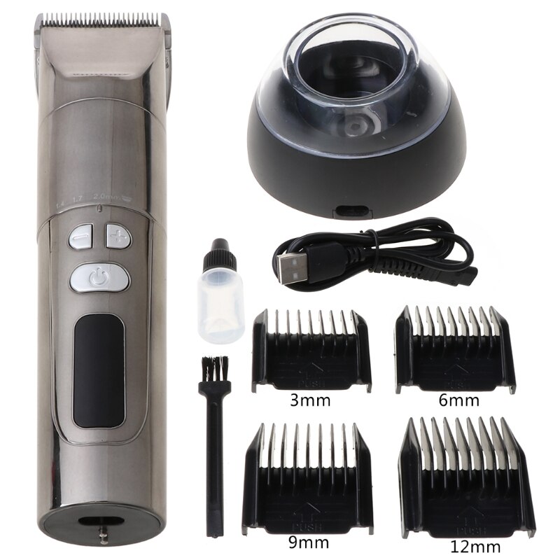 Professionele Elektrische Tondeuse Baard Trimmer Kapper Grooming Kit Oplaadbare Cordless Kapsel Machine J60B