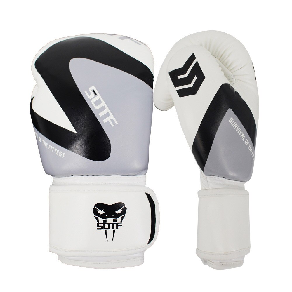 Guantes De MMA/Boxeo/Muay Thai, Talla L, Color Negro - Cuero Artificial, Unisex