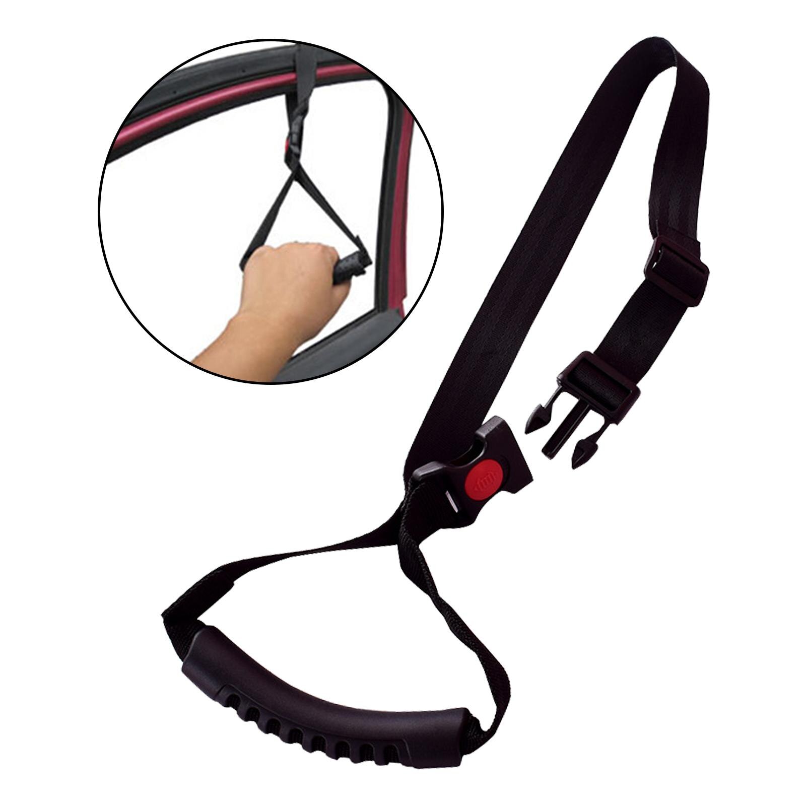 Car Grab Handle Adjustable Standing Aid Safety Handle Car Hand Hook Easy Installation Disability Help Wear Resistant Universal