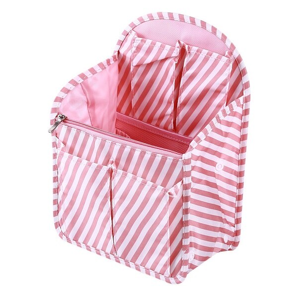 Reizen Accessoires Rugzak Interne Organizer Sorteren Bag Travel Insert Bag Koreaanse Versie Handtas Opslag Afwerking Pakket: Pink stripe A