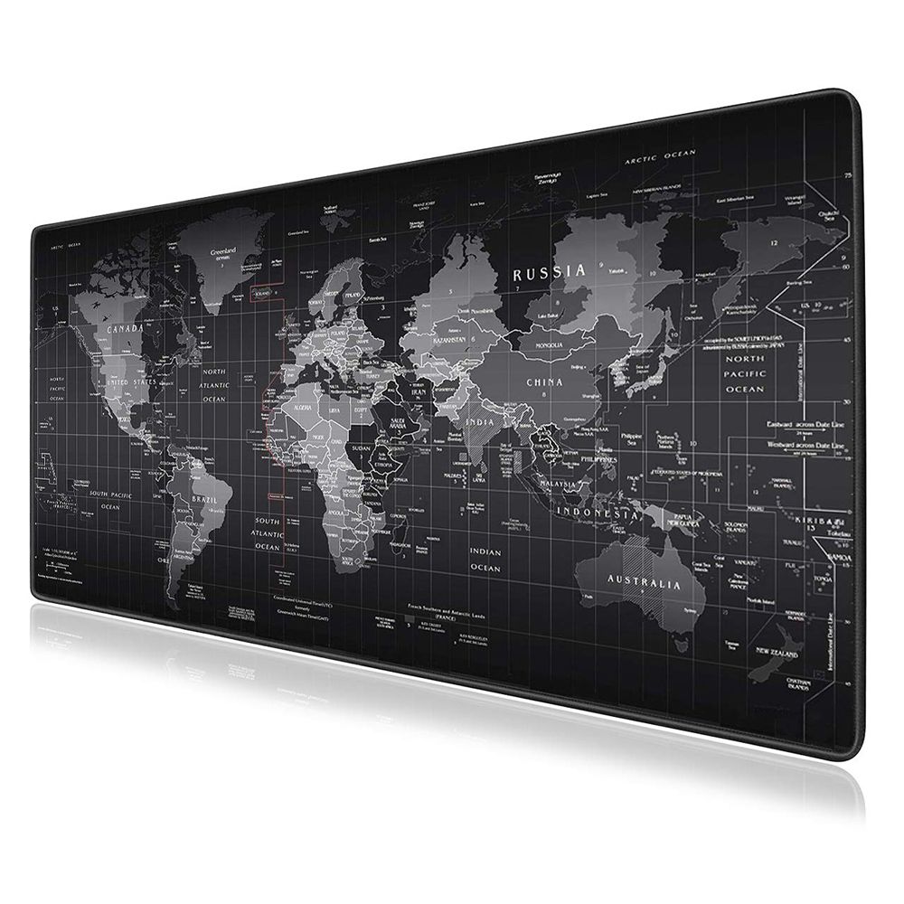 Large Gaming Mouse Pad Gamer World Map Mousepad Anti-slip Mause Pad Office Desk Mat Big Computer Mouse Mat Game Keyboard Pad