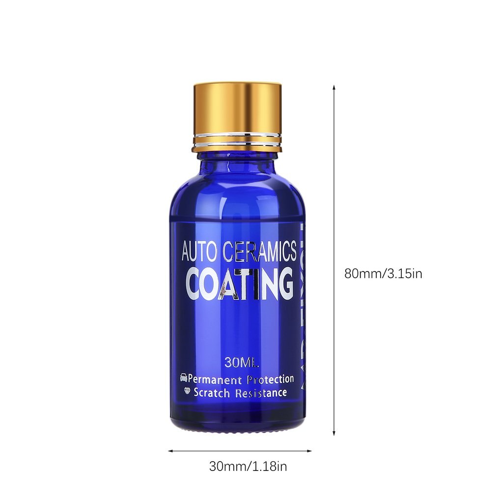 Il sig. Fix Aggiornato 9H Auto Liquido Smalto di Ceramica Super-Rivestimento Idrofobo di Cristallo Set 50ml Auto Detailing Glasscoat