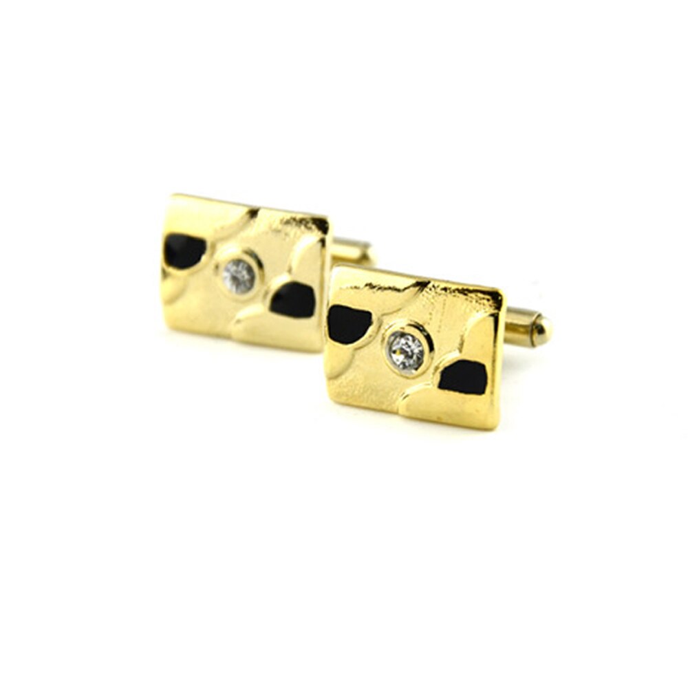 Herren Schmuck Manschettenknöpfe Formale Gold Silber Business Manschette Links Hochzeit Party: A02-Gold