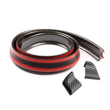 1.5M Carbon Fiber Auto Achtervleugel Lip Spoiler Accessoires Staart Kofferbak Boot Voor Auto Trim Universele Kofferbak Spoiler Onderdelen