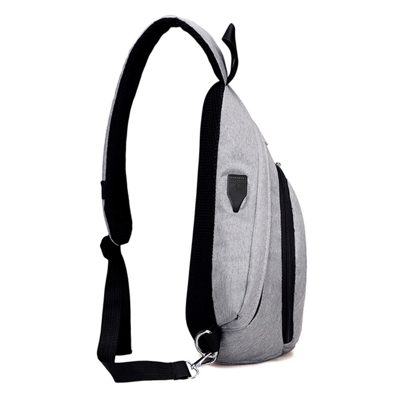 Large Capacity Chest Bag for Men - Nylon Sling Bag, Crossbody Travel Duffle