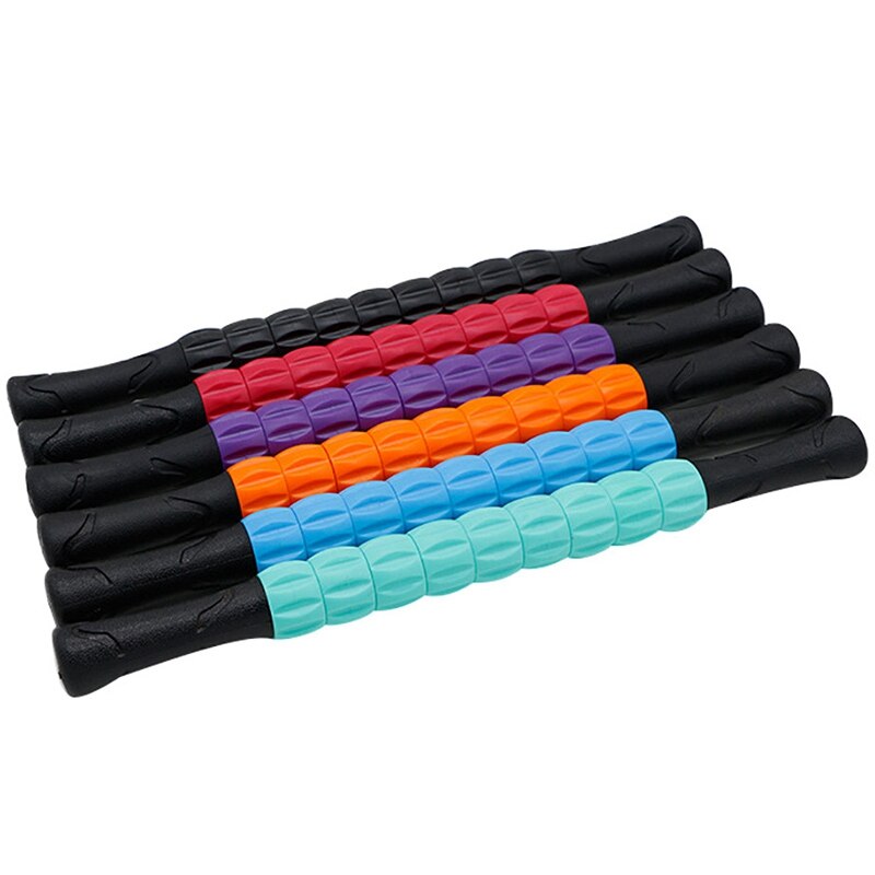 Justerbar växel muskelmassage rulle triggerpunkt massage stick själv myofascial frigöring för ben/rygg/fötter relax yoga verktyg