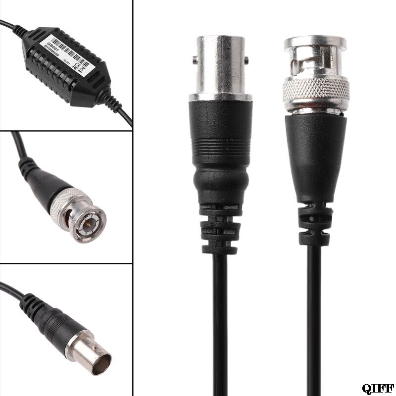 Male to Female Coaxial Video Ground Loop Isolator with Built-in Video BALUN for CCTV Camera June 11