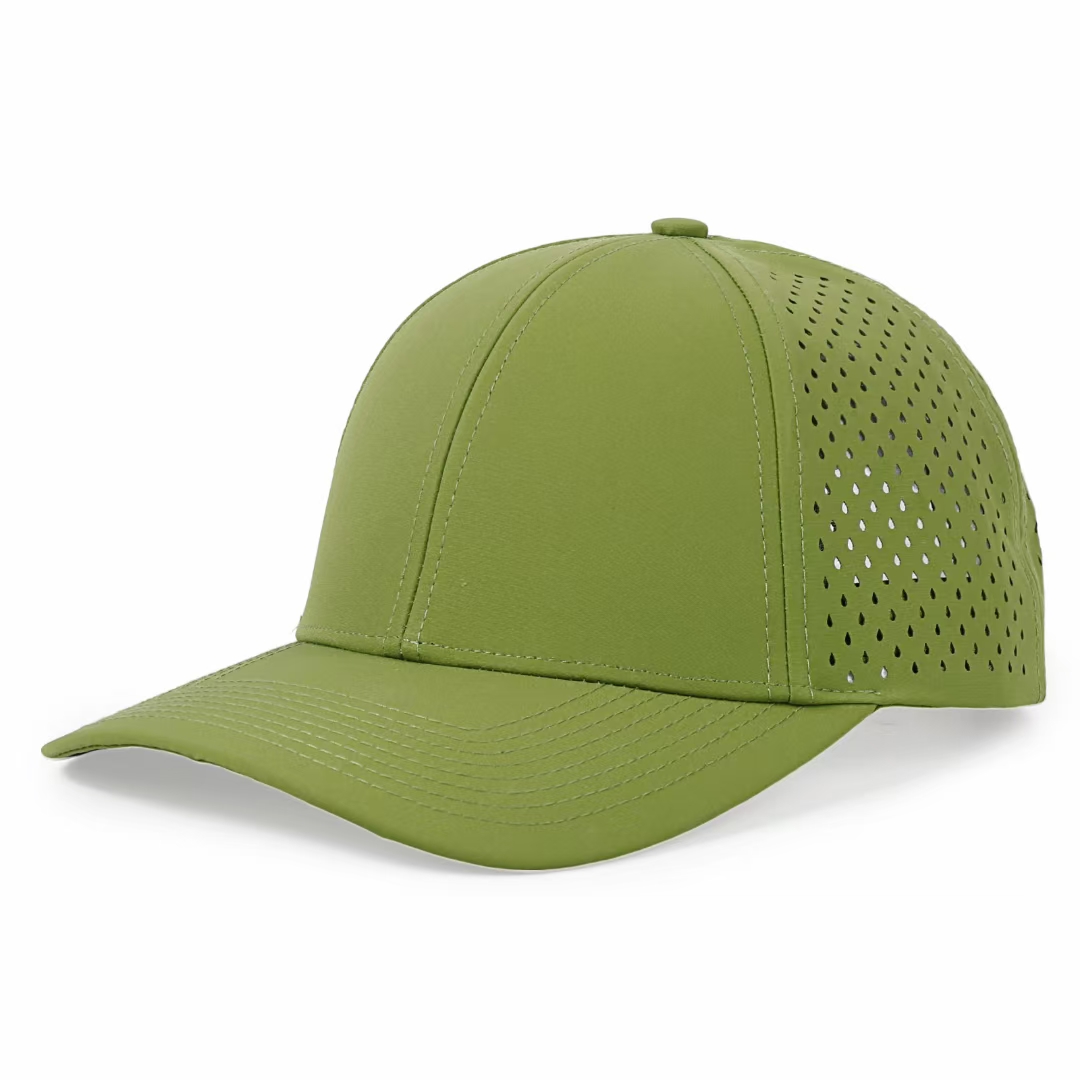 Vattentät basebollkeps solid mesh sommar män kvinnor utomhus snapback-kepsar unisex: Armégrön