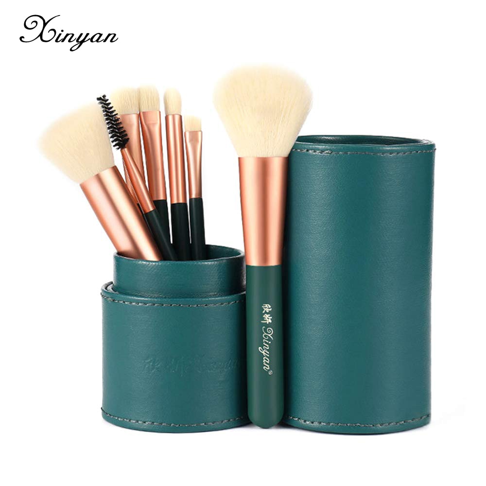 Xinyan øyenskygge makeup børste sett grønn foundation blending eyeliner øyenvippe øye oem skjønnhetsverktøy sett de brochas maquillaje