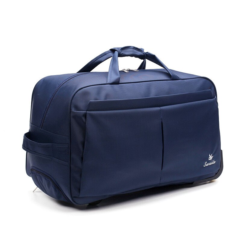 Kufferter og rejsetasker, opbevaring af bagage med hjulbagage, taske, taske, bagage, sæt, kufferter: Mørkeblå