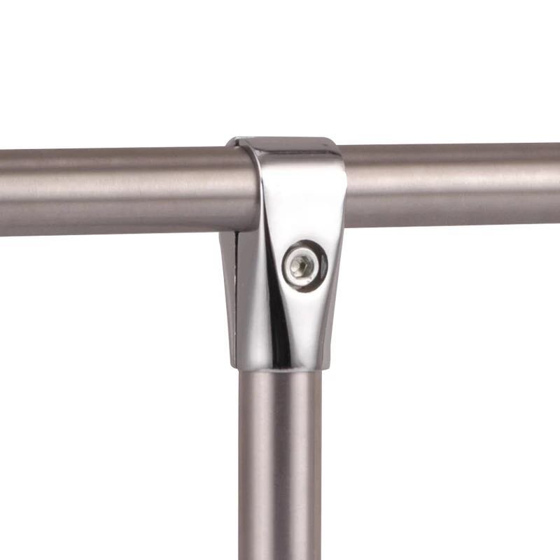 Aluminiumslegering til 25mm rørforbindelser i rustfrit stål faste dele landing udluftningsstativ rørfittings stang rundt rør
