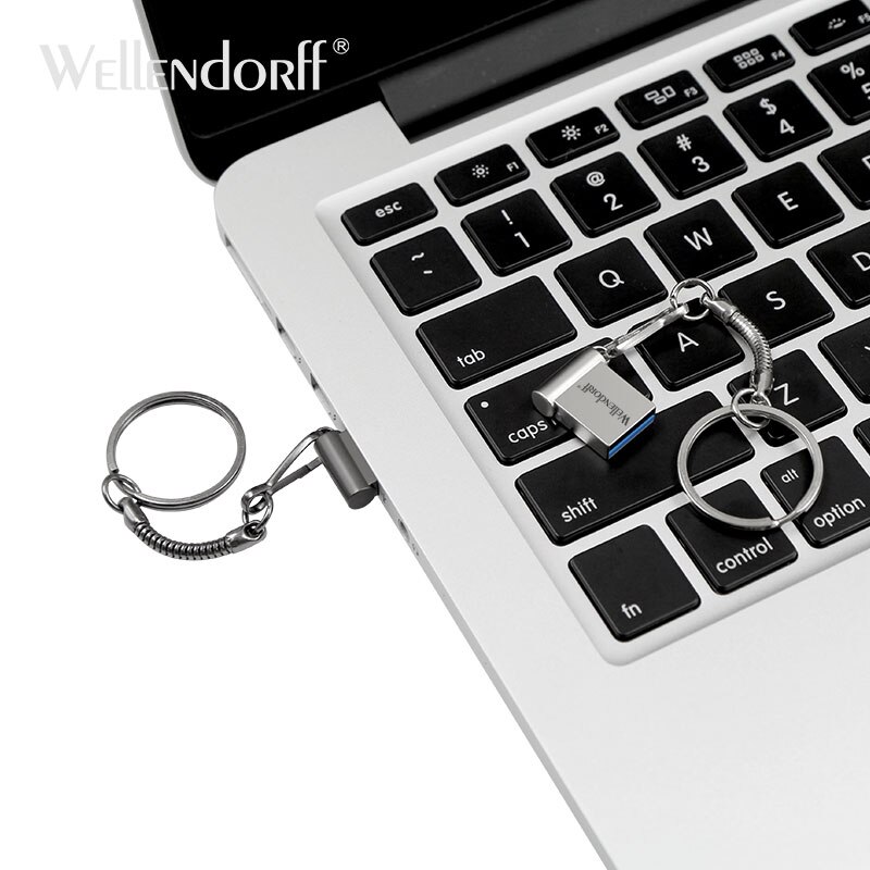 Mini Usb Flash Drive Pen Drive Usb 3.0 Pendrive 64Gb 32Gb 16Gb 4Gb Flash Memory Stick met Sleutelhanger 128Gb U Disk