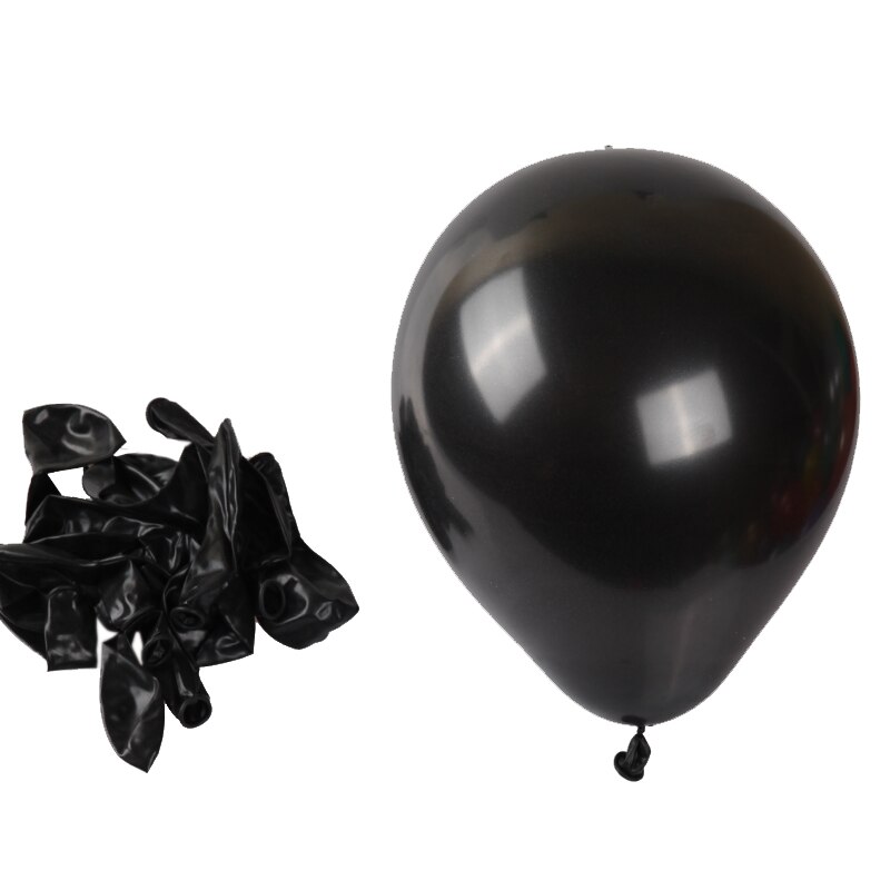 Panda Karikatur Ebene Folie Ballon freundlicher Geburtstag Party Dekoration Baby Dusche freundlicher spielzeug Letax ballons globos Helium Ball: 10pc letax Schwarz