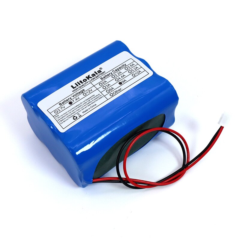 Liitokala 7.4V 18650 Lithium Battery Pack 2S3P 9ah Fishing LED Light Bluetooth Speaker 8.4V Emergency DIY batteries with PCB