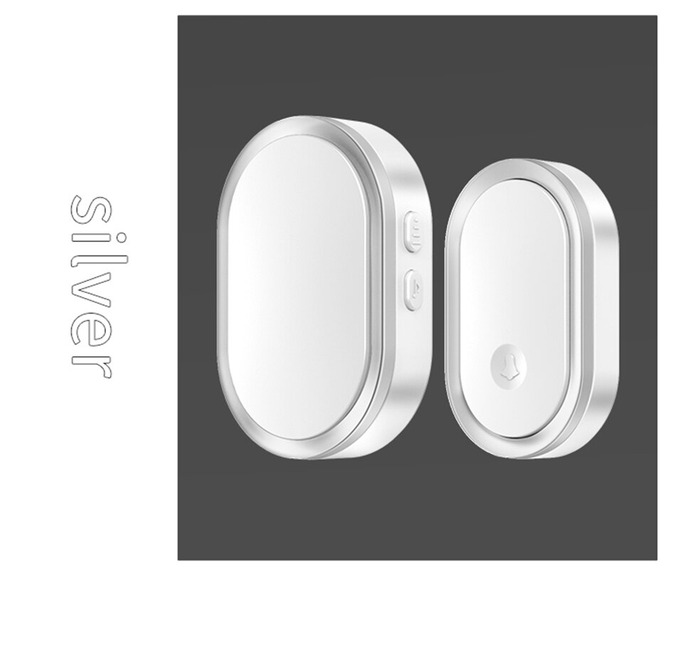 Cacazi Welkom Draadloze Deurbel Waterdicht 300M Remote 6 Knop 1 Ontvanger Smart Led Light Thuis Deur Ring Bel Elektronische