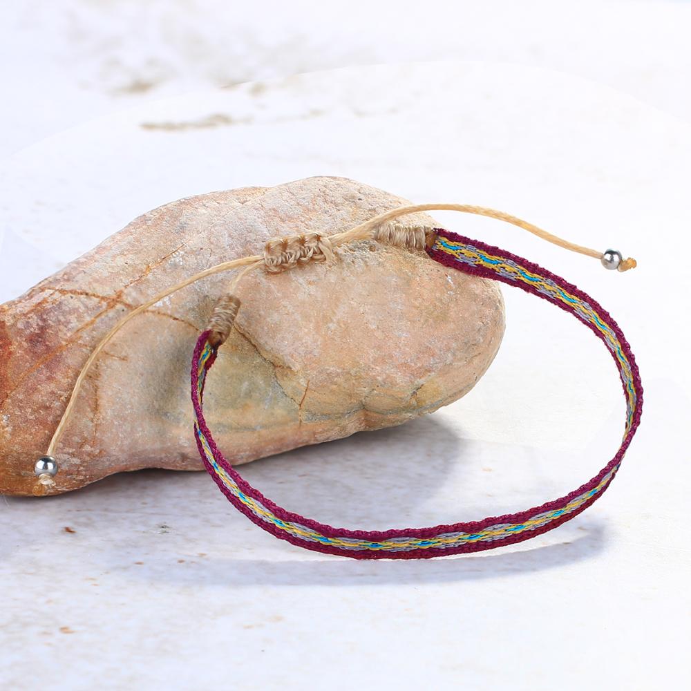 Kelitch Handgemaakte Verstelbare Armbanden Stack Vriendschap Armband Tropische Strand Zand Armband