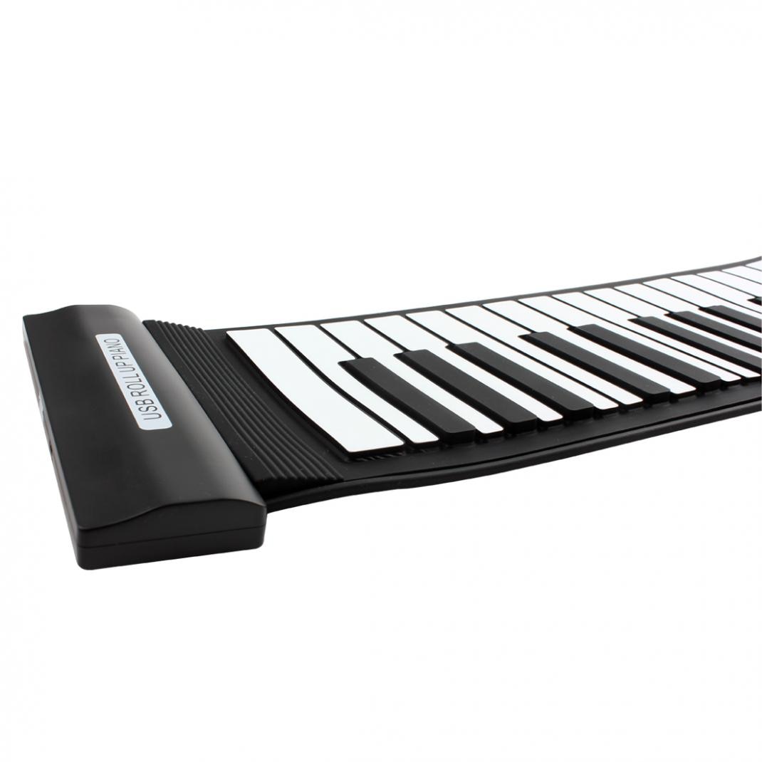 Teclado MIDI con 61 teclas, teclado electrónico plegable KONIX MD61 a la , Piano Superior enrolladas con teclas suaves