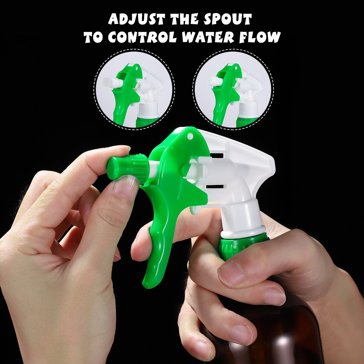 10pcs Nozzle Replacement Hand Button Nozzle Water Nozzles Fine Mist Steam Sprayer Head for Gardening Cleaning Watering