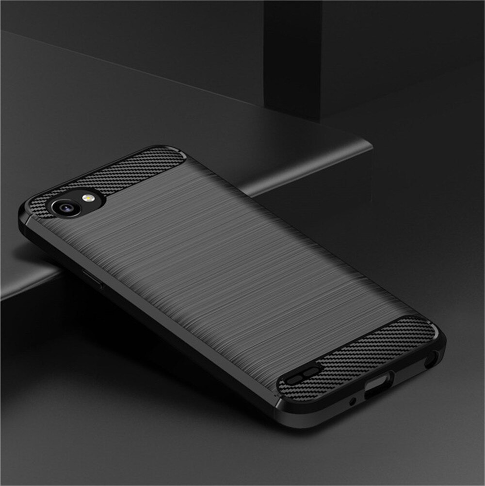 Coque de protection antichoc en Silicone pour LG, compatible modèles Q6 Plus, Q6, LGQ6: LG Q6 Plus / black