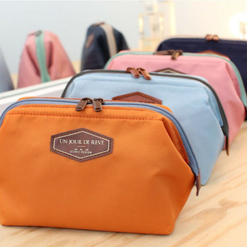 Neceser pequeño de viaje para maquillaje, bolsa de cosméticos, neceser, organizador de aseo personal, Mini bolsas herméticas