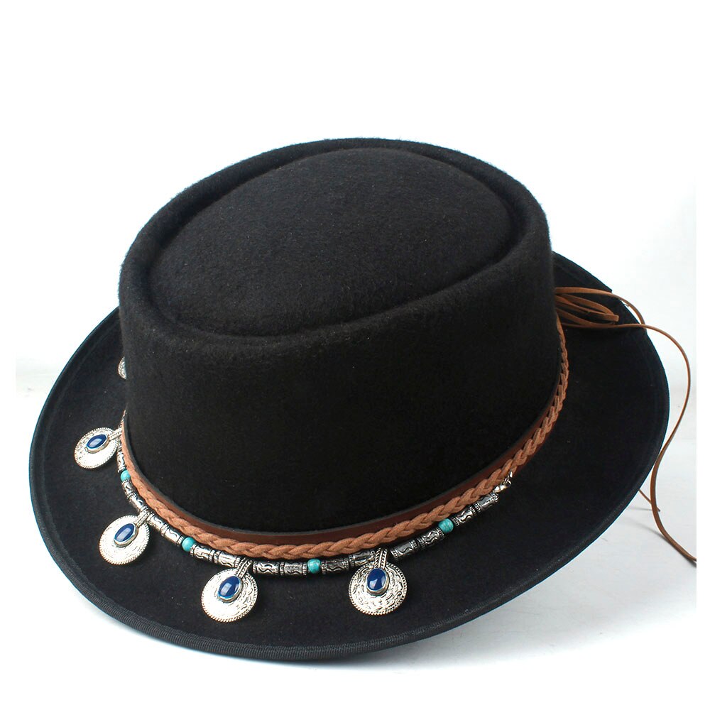 Bebop - Pork Pie Style Straw Panama Hat main image 1