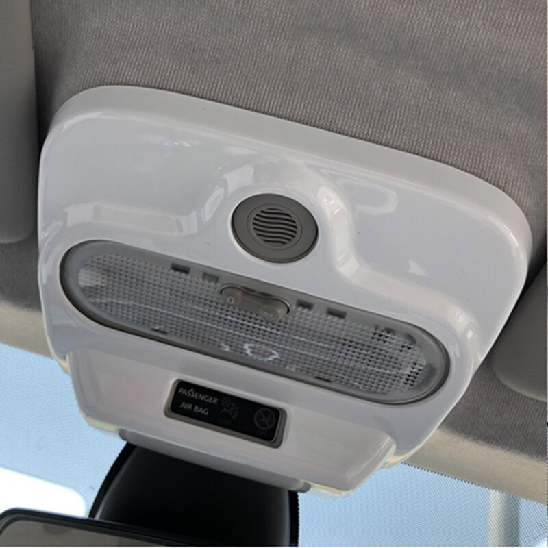 Car Decoration Styling Accessories For Smart 453 Fortwo Carbon Fiber Car Roof Reading Light Lamp Sticker Cover