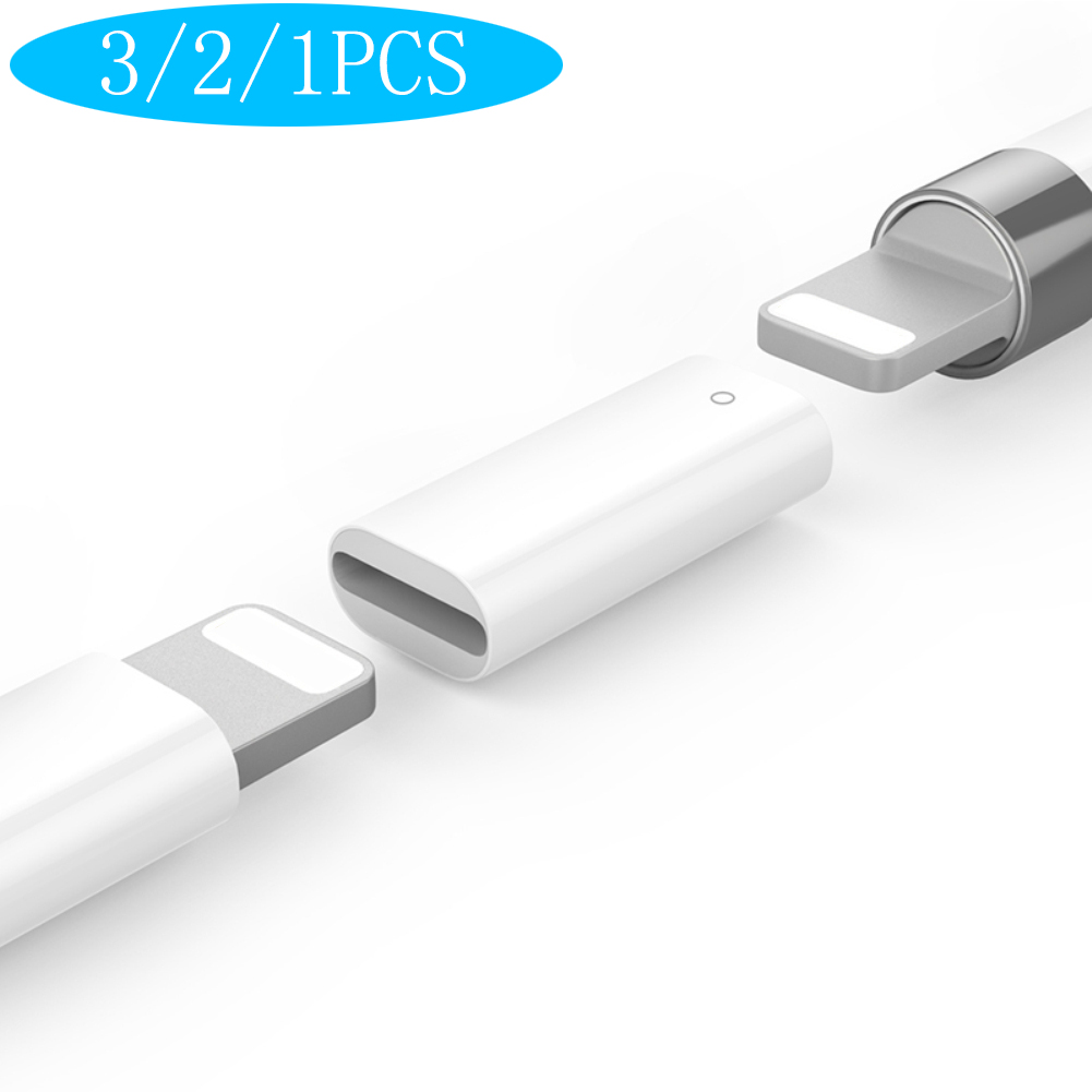 3/2/1PCS Mini Connector Charging Adapter for Apple Pencil Female to Female Home Office Easy Charge Charger Accessories