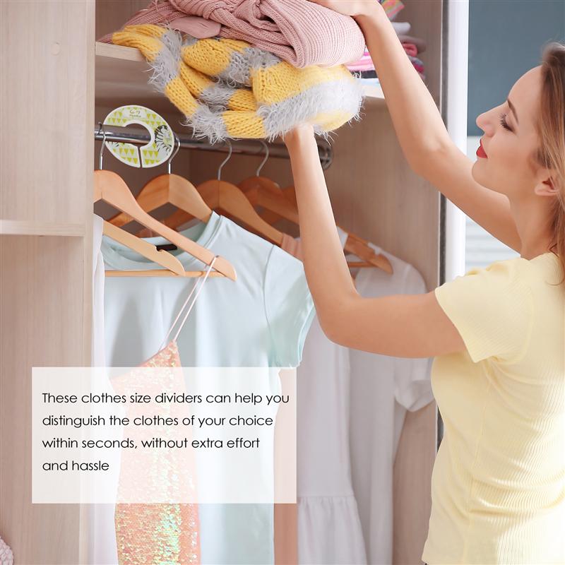 12 Stuks Cartoon Dieren Kleding Maat Verdelers Kast Kleding Size Divider Borden Diy Kleding Naaien Tool