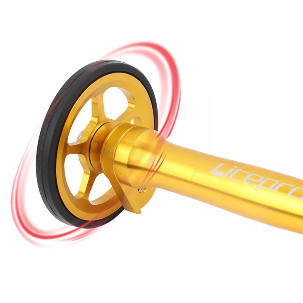 Small Cloth Folding Bike Modification Aluminum Alloy Easy Rod Folding Wheel Bicycl Rod Telescopic Extension Litepro Wheel E A2f9