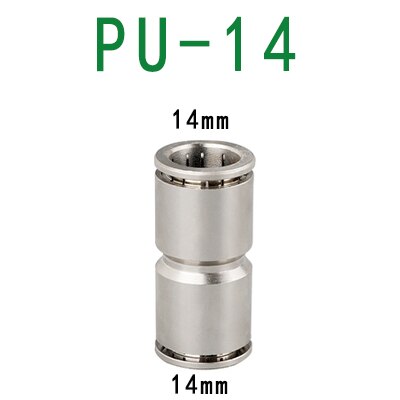 PU PG Brass Metal Pneumatic Quick Coupling 4 6 8 10 12mm Apply Air Compressor Hose High Pressure Connector High temperature: PU-14
